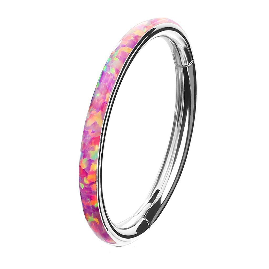 Taffstyle Nasenpiercing Septum Piercing Segmentring Scharnier Clicker mit O günstig online kaufen