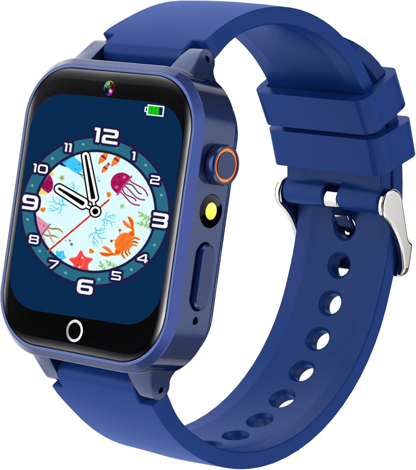 YEDASAH bleu Smartwatch (3,9 cm, sim-karte), Kinder Smartwatch mit
