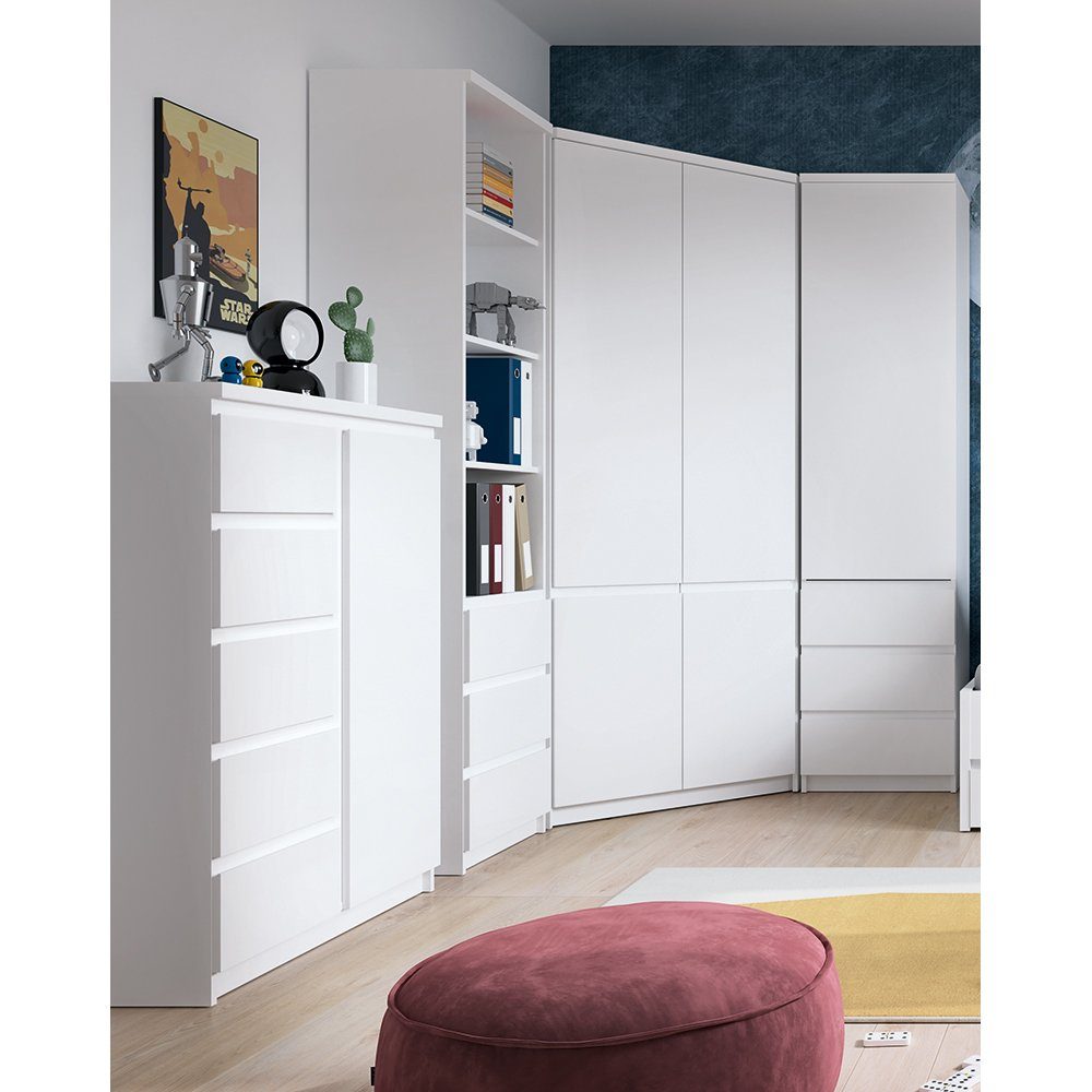 Lomadox Jugendzimmer-Set FORTALEZA-129, (Sparset, 4-tlg), Schrank Set mit E günstig online kaufen
