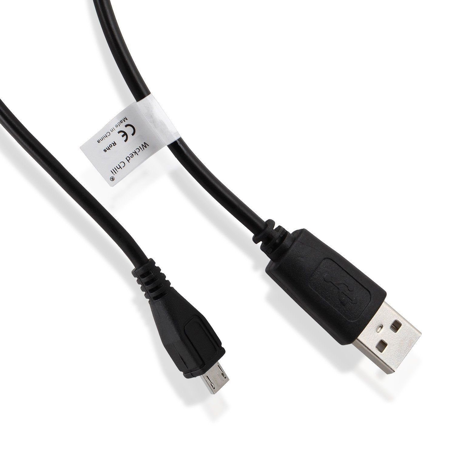 Wicked Chili MicroUSB Ladekabel für PS4 Controller Dualshock4 Gaming-Controllerkabel, MicroUSB, USB-A (180 cm), Extra Lang, mit Knickschutz, Play & Charge Gamin – Bild 5 von 5