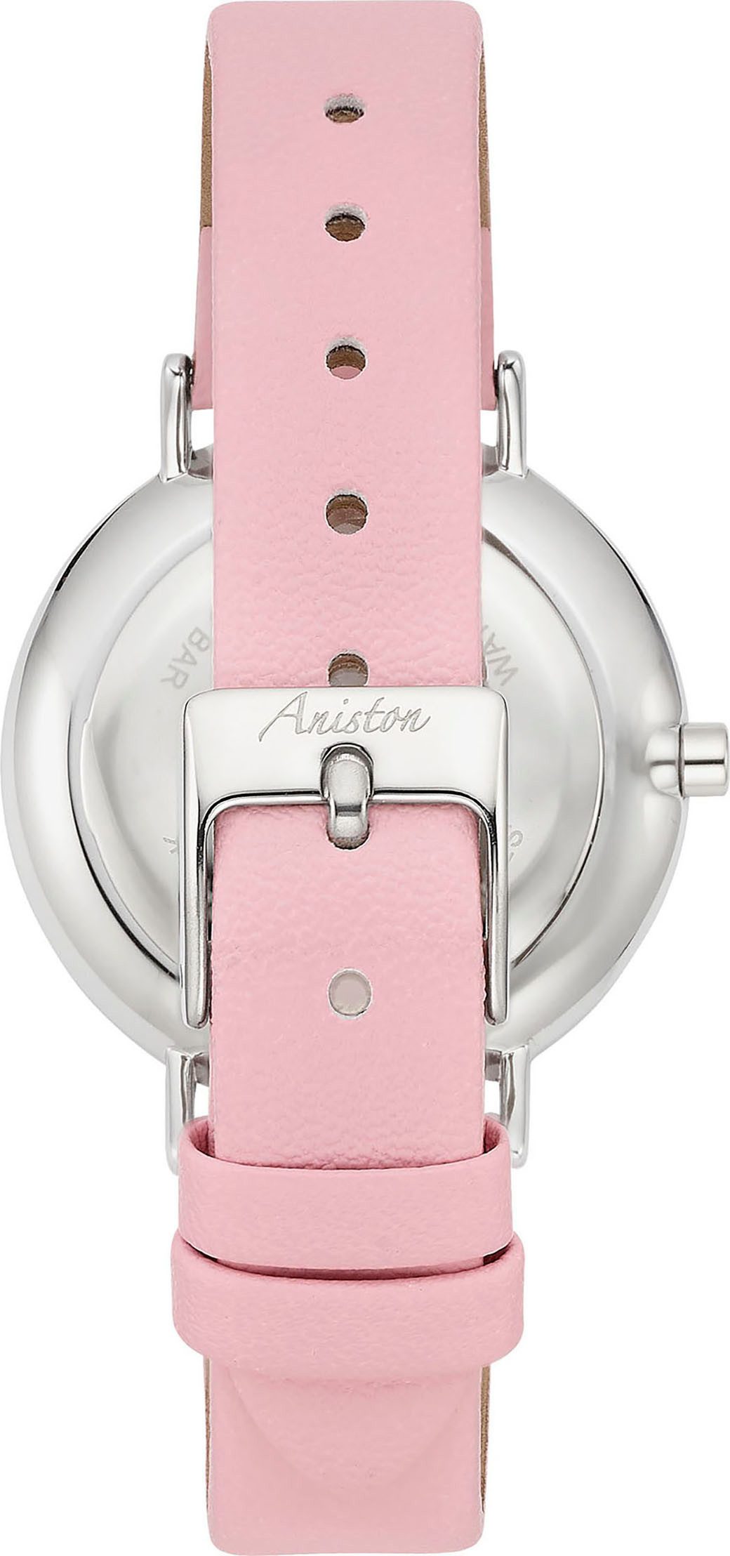 Aniston JEWELRY & WATCHES Quarzuhr, Armbanduhr, Damenuhr, analog, Glassteine, neue Kollektion