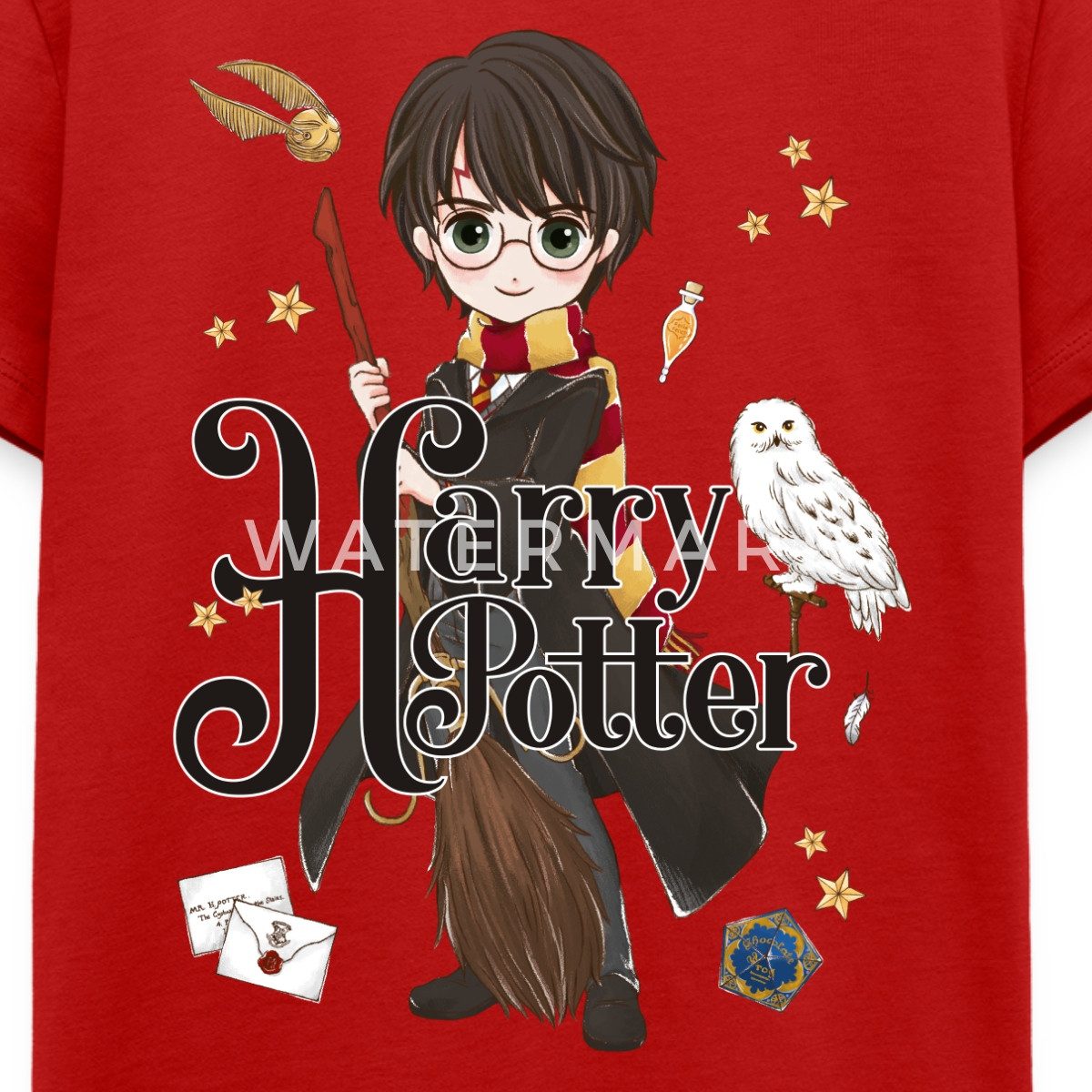 T-Shirt Harry Potter Elemente Teenager Premium T-Shirt
