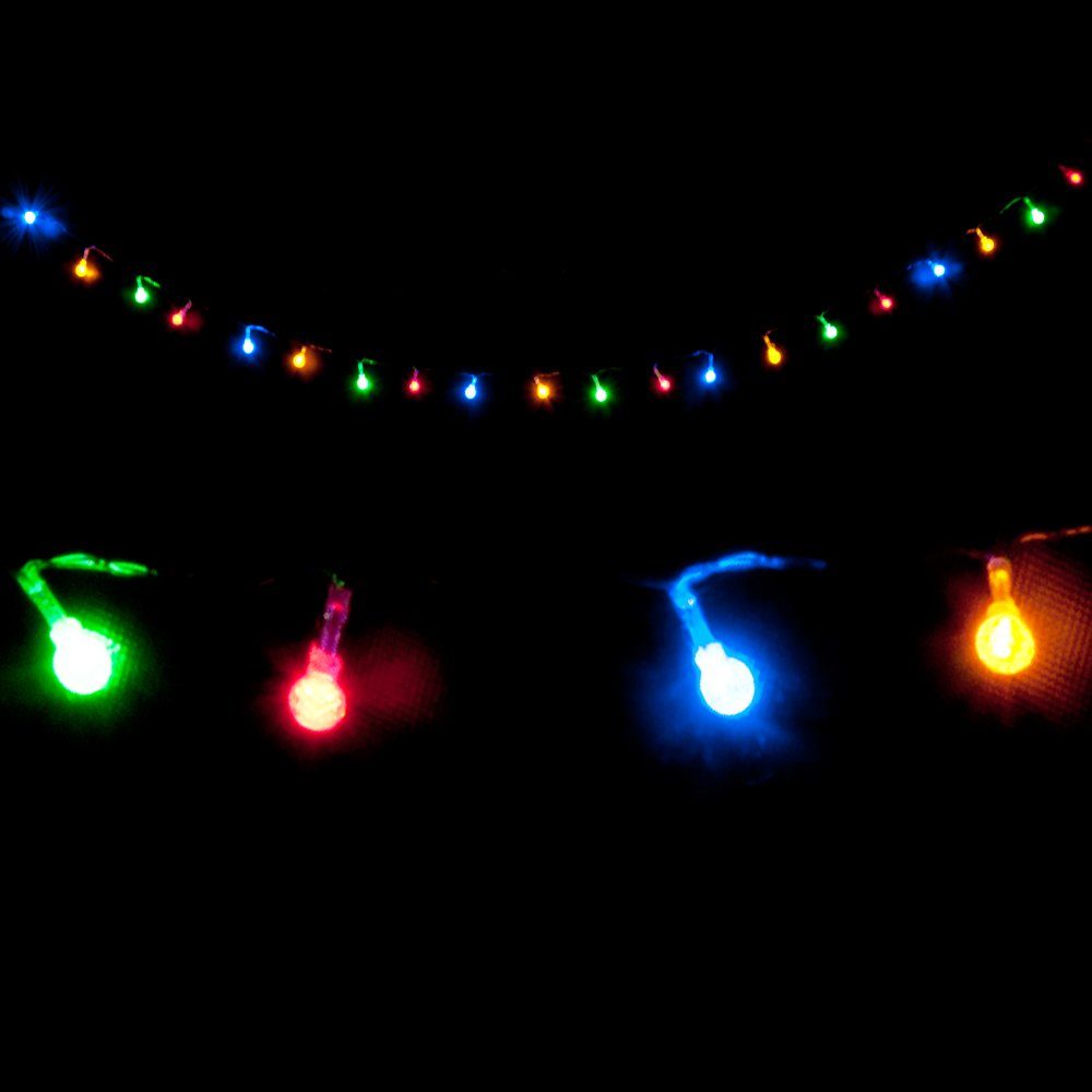 Deuba Lichterkette, Weihnachtskugeln LED Beleuchtet Weihnachtsdeko Weihnachten Deko