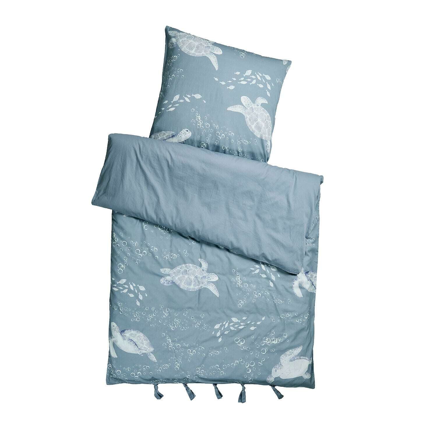 Mirabeau Kinderbettwäsche Bettwäsche Lomencia blau