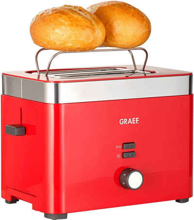 Graef Toaster TO 63, 2 kurze Schlitze, für 2 Scheiben, 888 W