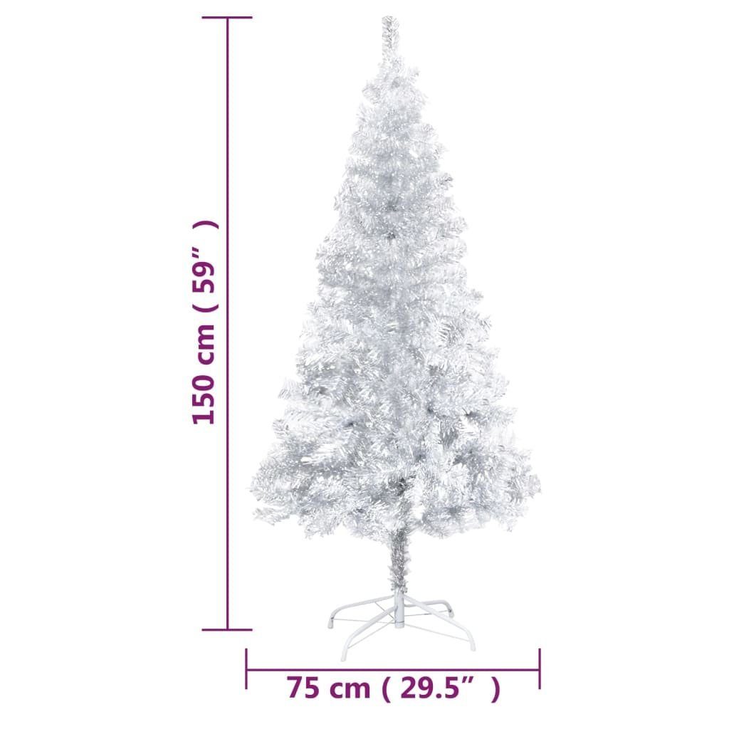 PET 150 furnicato Weihnachtsbaum Silber Künstlicher cm mit Ständer