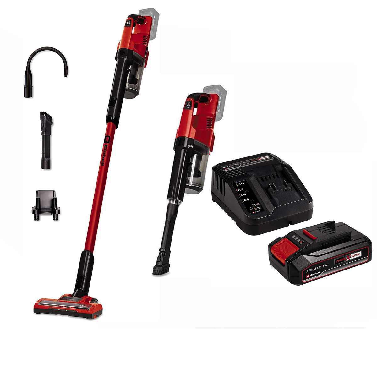 Einhell Akku-Stielstaubsauger Einhell Akku-Stielstaubsauger TE-SV 18 Li-18V+ Akku 2.5 Ah + Ladegerät