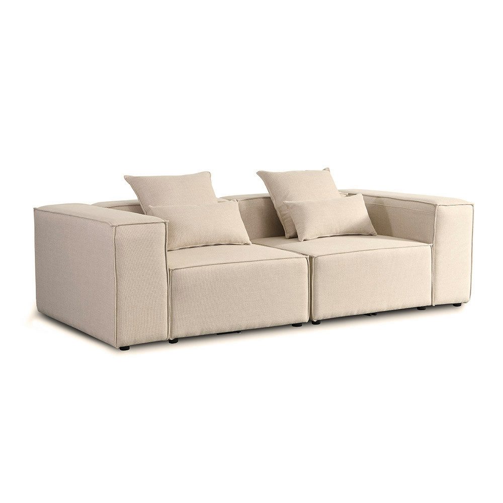 HOME DELUXE Loungesofa Modulares Sofa FINO - S 240 x 70 x 120 cm, Ecksofa, 2 Sitzer, Couch, Wonhzimmersofa, Modulsofa