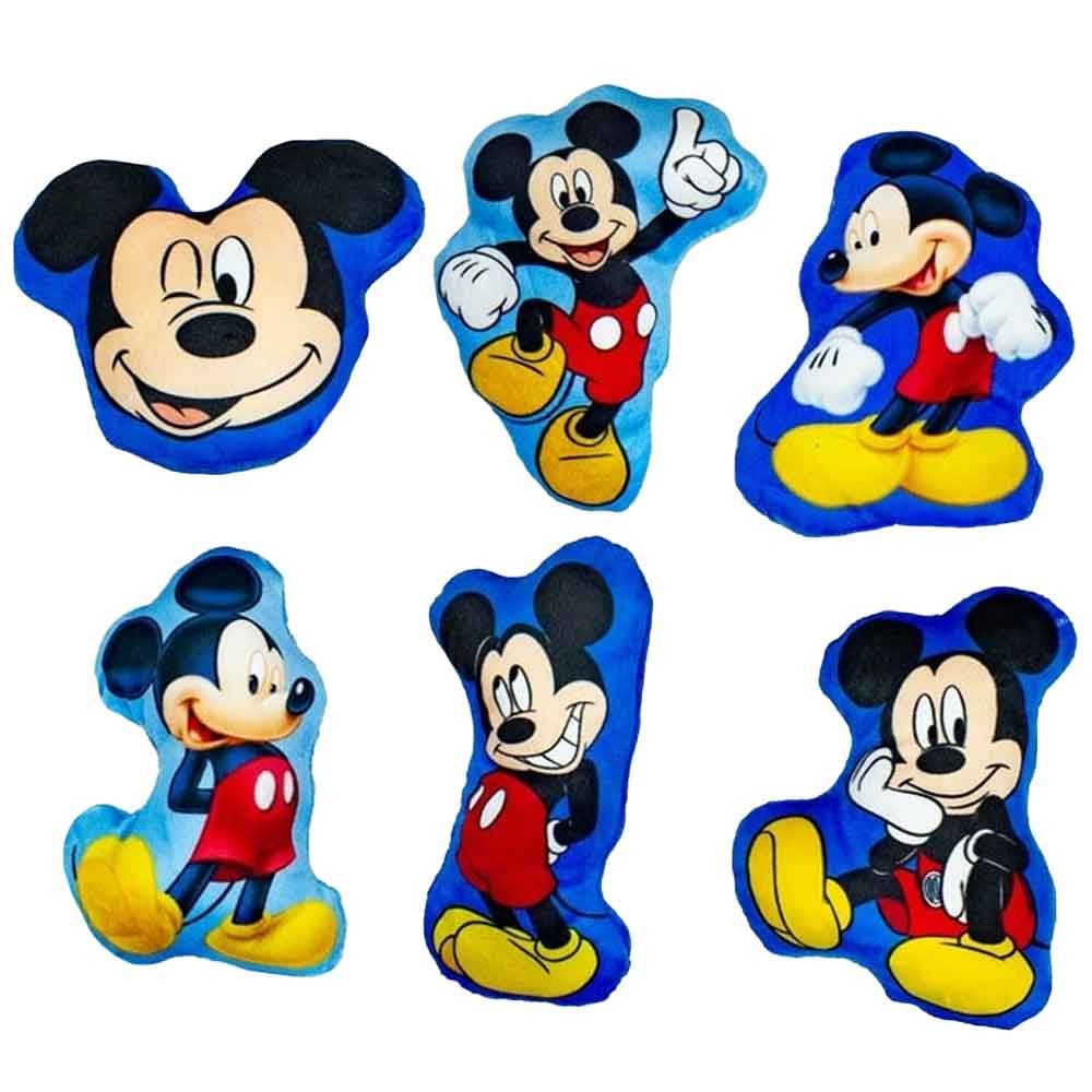 Mister License Company Kuscheltier 6 Stück Mickey Maus Plüsch Kissen - ca. 15 cm (6-St)