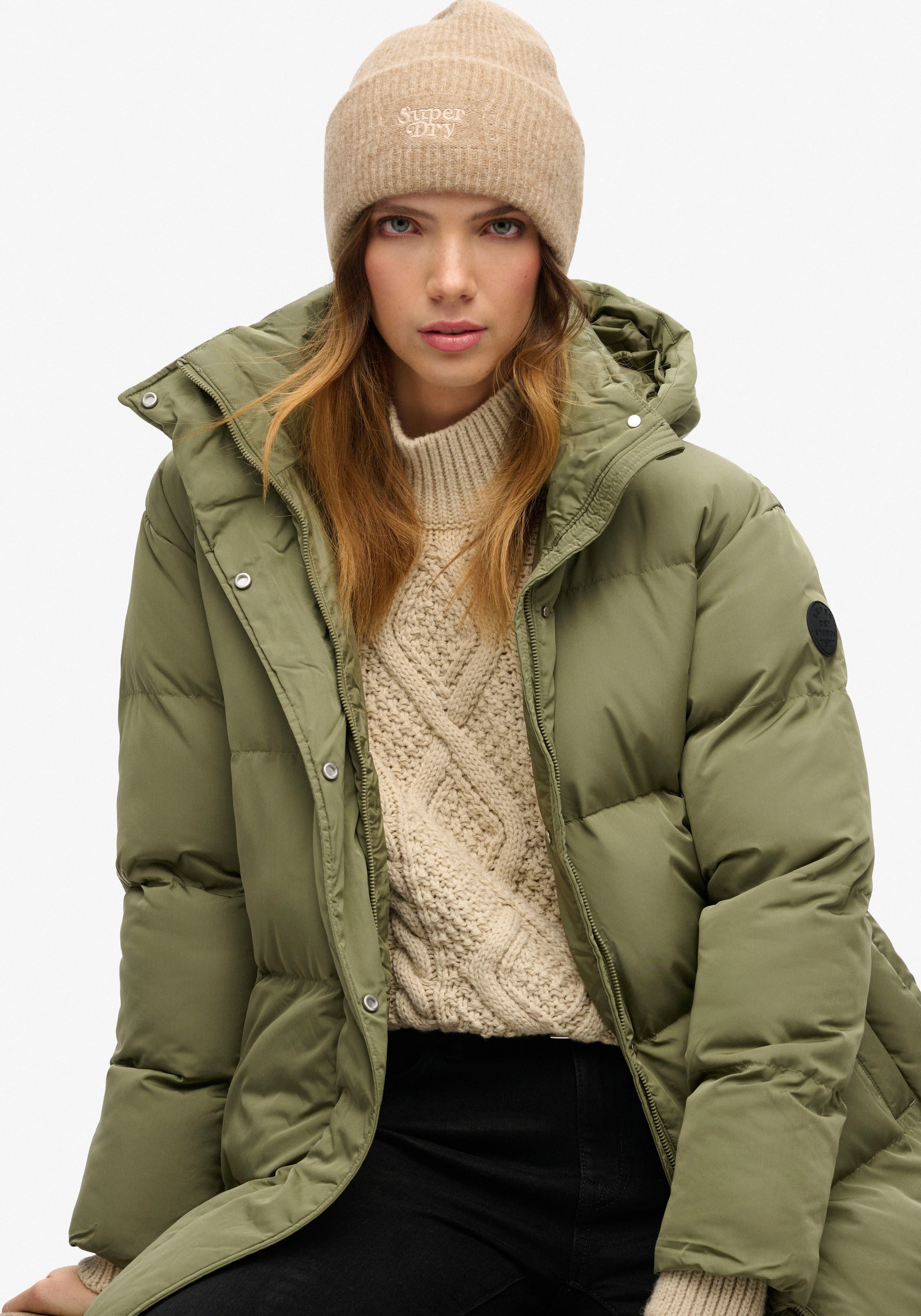 Superdry Beanie SOFT RIB KNIT BEANIE günstig online kaufen