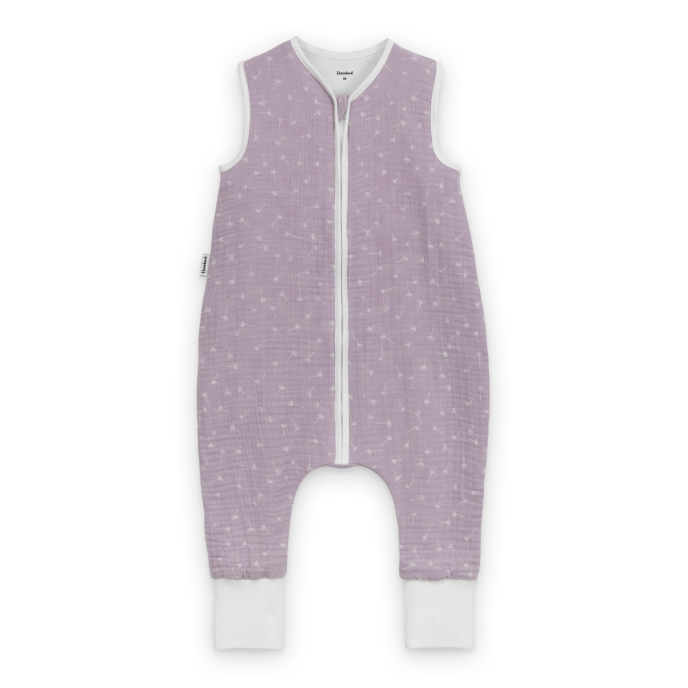 Ehrenkind Babyschlafsack Musselin Schlafsack mit Füßen 2.5 TOG (Ganzjahres-Schlafsack mit Beinen, Mehr Bewegungsfreiheit zu jeder Jahreszeit), Schlafsack Baby, 100% hochwertige Bio-Baumwolle