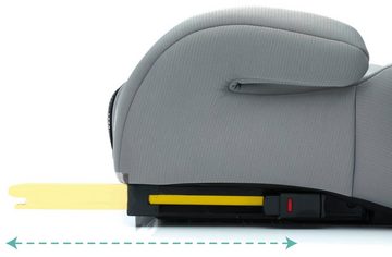 Fillikid Kindersitzerhöhung Flip Deluxe, Auto mit verlängerbarer Isofix i-size, ab: ab 6 Jahren, bis: bis 12 Jahre, 3 Farben erhältlich