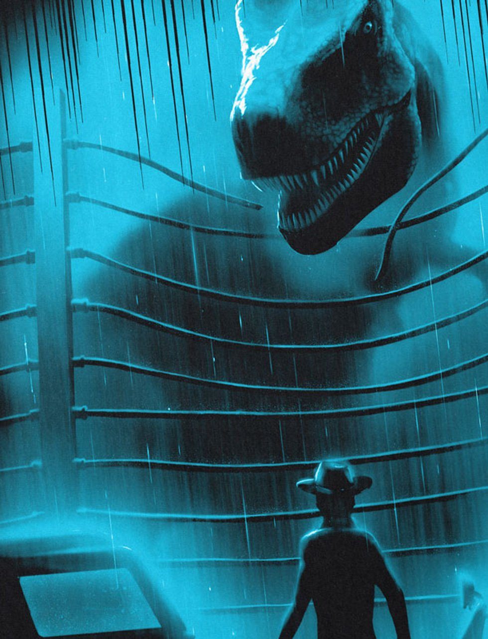 style3 T-Shirt T-Rex Danger dinosaurier park jurassic park dino günstig online kaufen