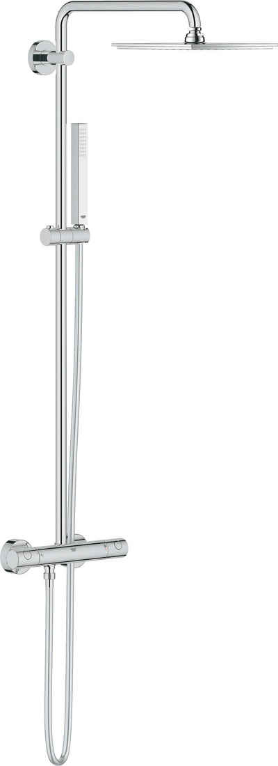 Grohe Duschsystem Euphoria, Höhe 113,2 cm, 1 Strahlart(en), Packung, mit langlebieger und scheinender Oberfläche