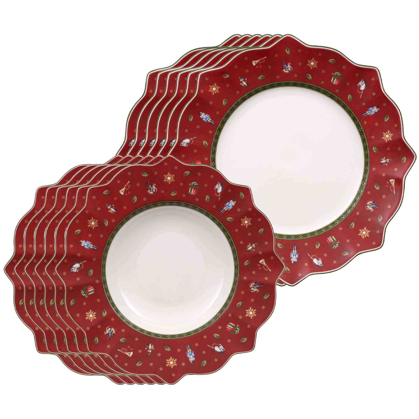 Villeroy & Boch Tafelservice Toy's Delight Tafelservice 12er Set (12-tlg), 6 Personen, Porzellan