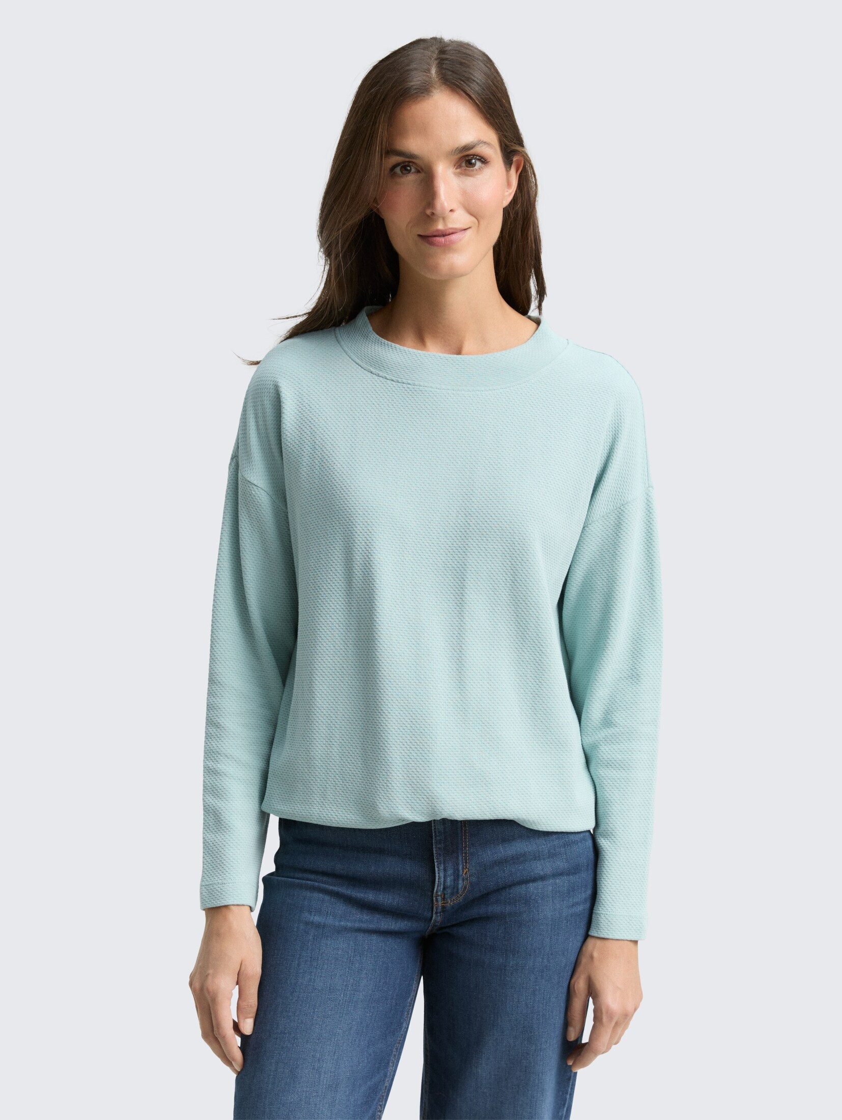 TOM TAILOR Sweatshirt Strick & Sweatshirts Loose Fit Sweatshirt günstig online kaufen
