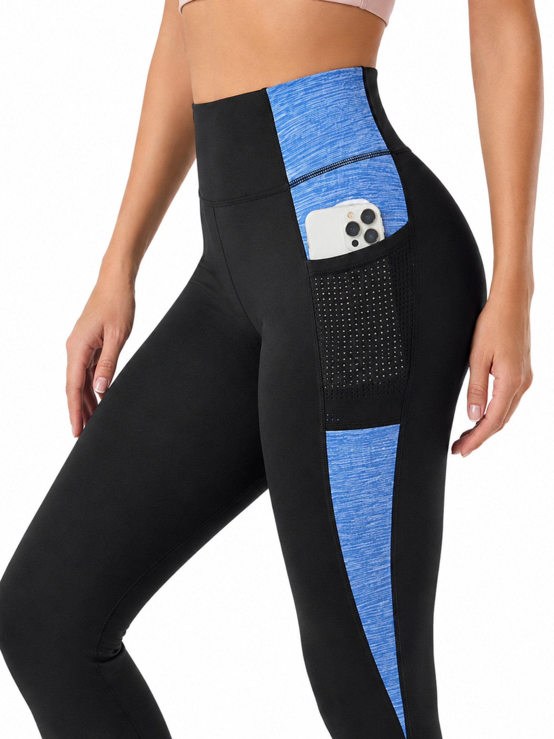 Leggings Damen Sportleggings High Waist, Yoga Pants, lange Fitness-Leggings