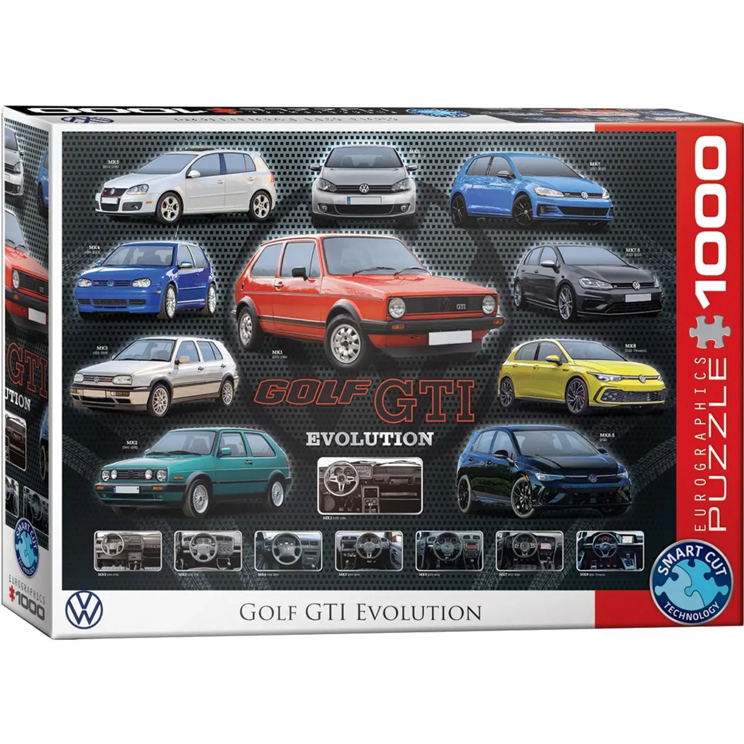 EUROGRAPHICS Puzzle VW Golf GTI Evolution, 1000 Puzzleteile