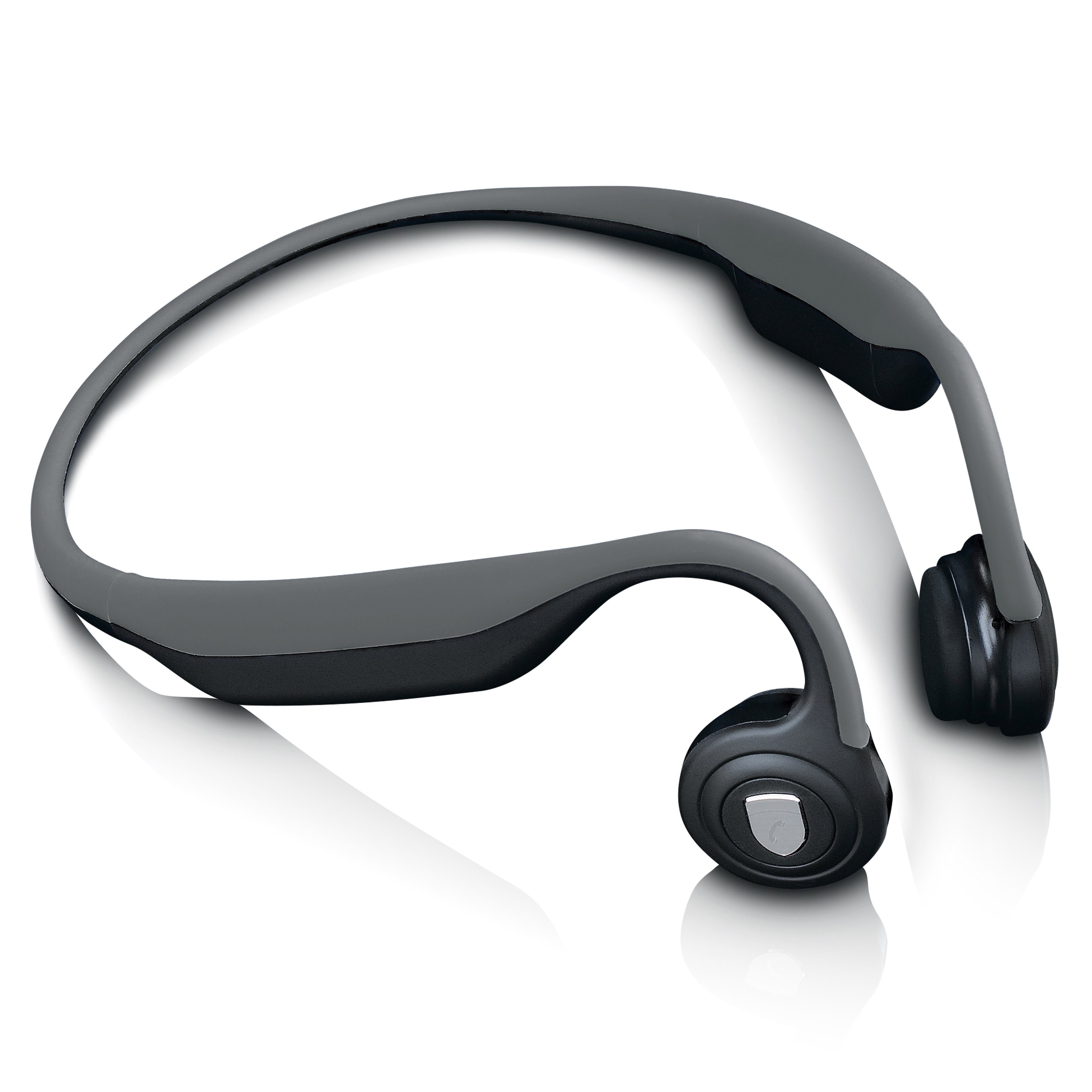 (Freisprechfunktion, Lenco HBC-200GY Bluetooth) Bluetooth-Kopfhörer