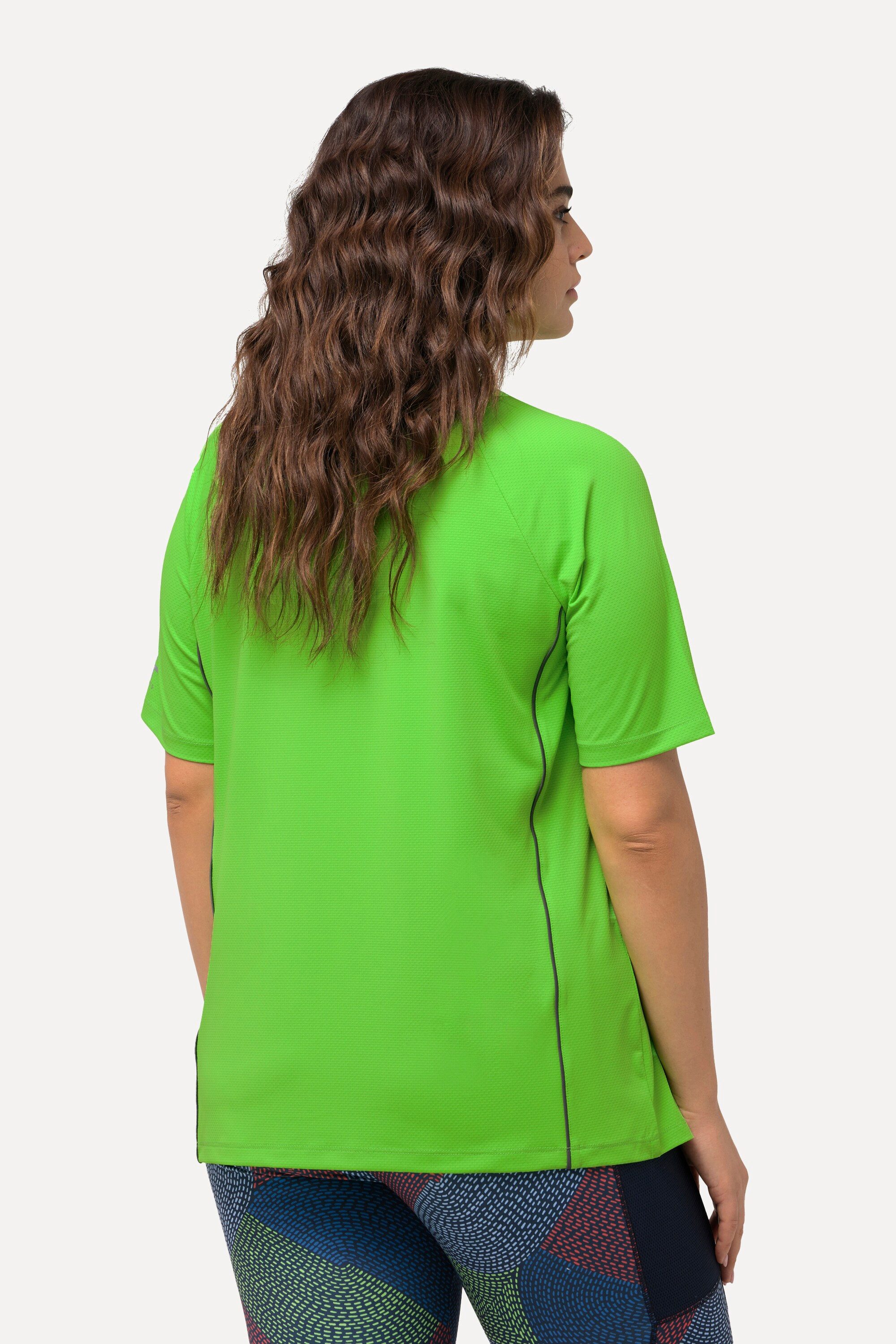 Ulla Popken T-Shirt T-Shirt V-Ausschnitt Halbarm