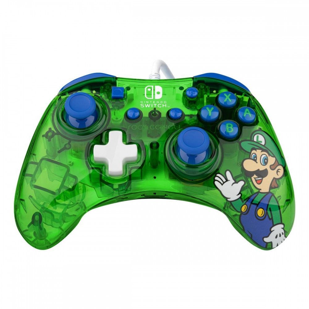 pdp PDP Rock Candy Luigi Controller für Switch. Elektro-Kabel, PDP Rock Candy Design, kompatibel mit Switch, ergonomische Form
