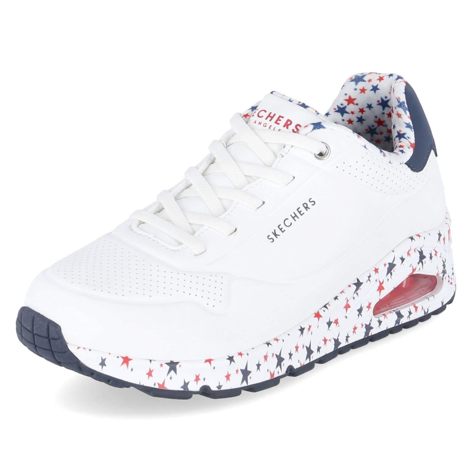Skechers Skechers 177008 WRDB Damen Synthetik weiß Schnürschuh günstig online kaufen