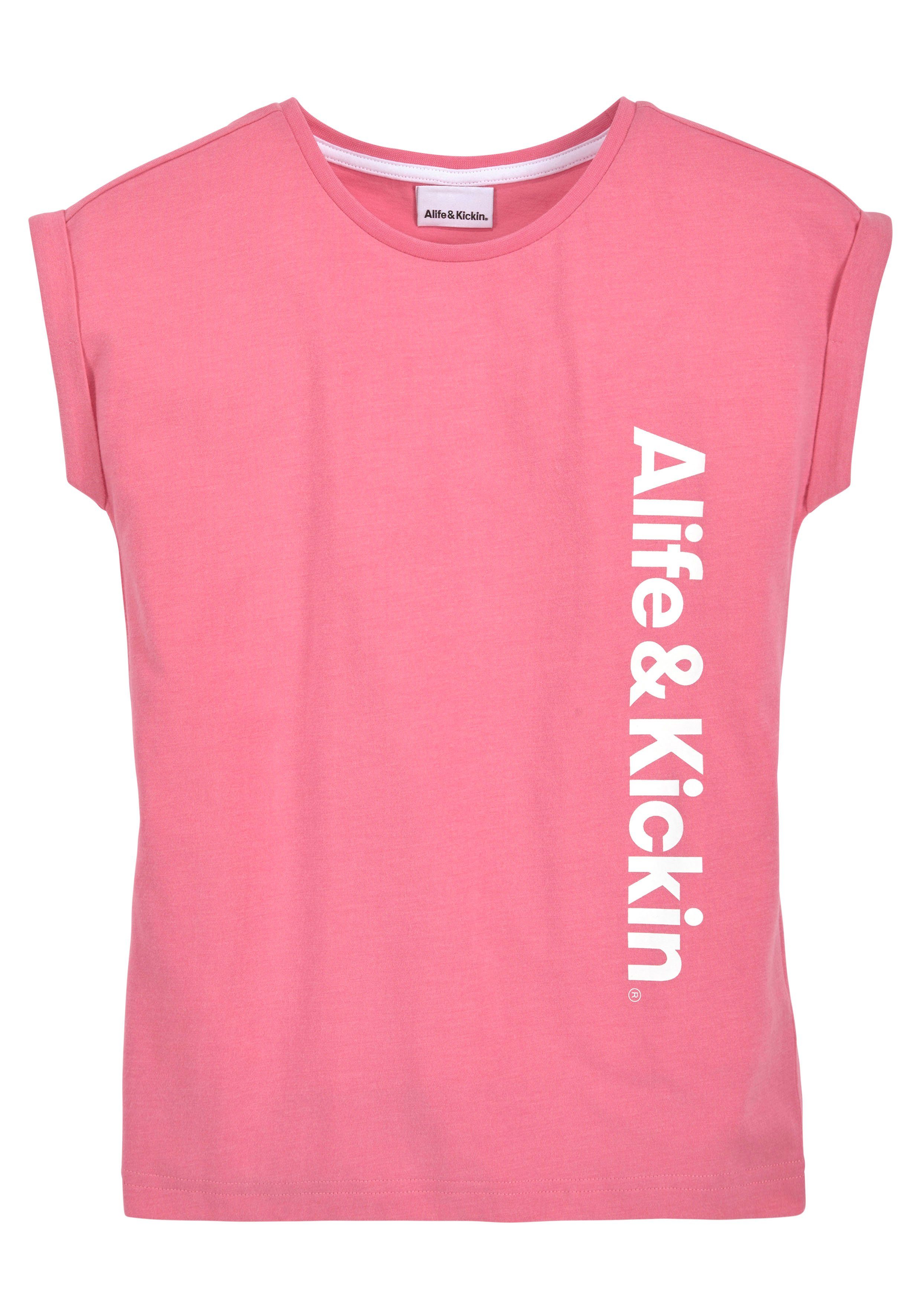 & für Alife Druck T-Shirt Kickin Kids. NEUE Logo Kickin Alife & mit MARKE!