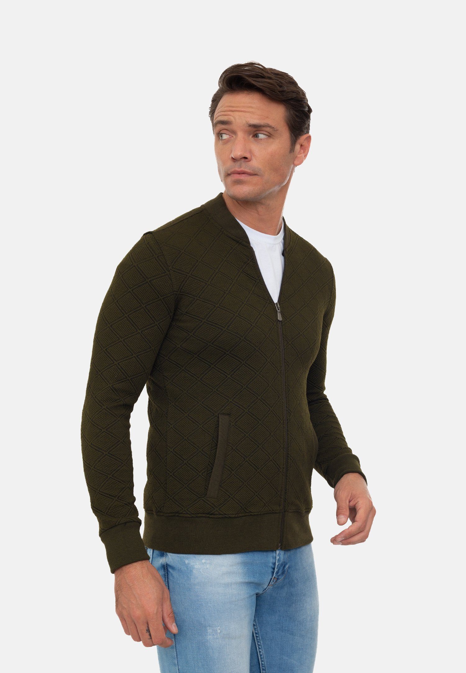 Strickjacke Khaki Sir Brescia Tailor Raymond