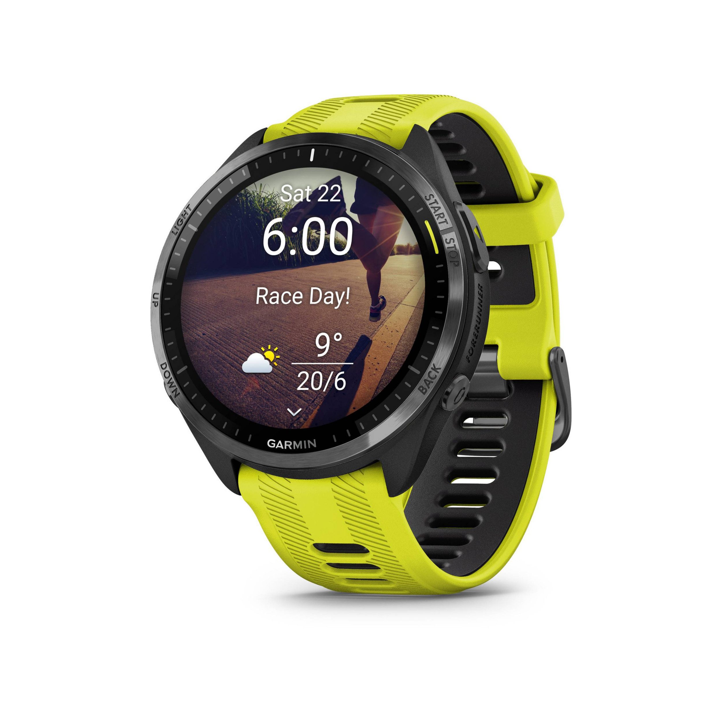 Garmin FORERUNNER 965 - SPORTUHR, GPS, Bluetooth, Triathlon Smartwatch (3,54 cm/1,4 Zoll), Fitness, Gesundheit, Karten, Musiksteuerung