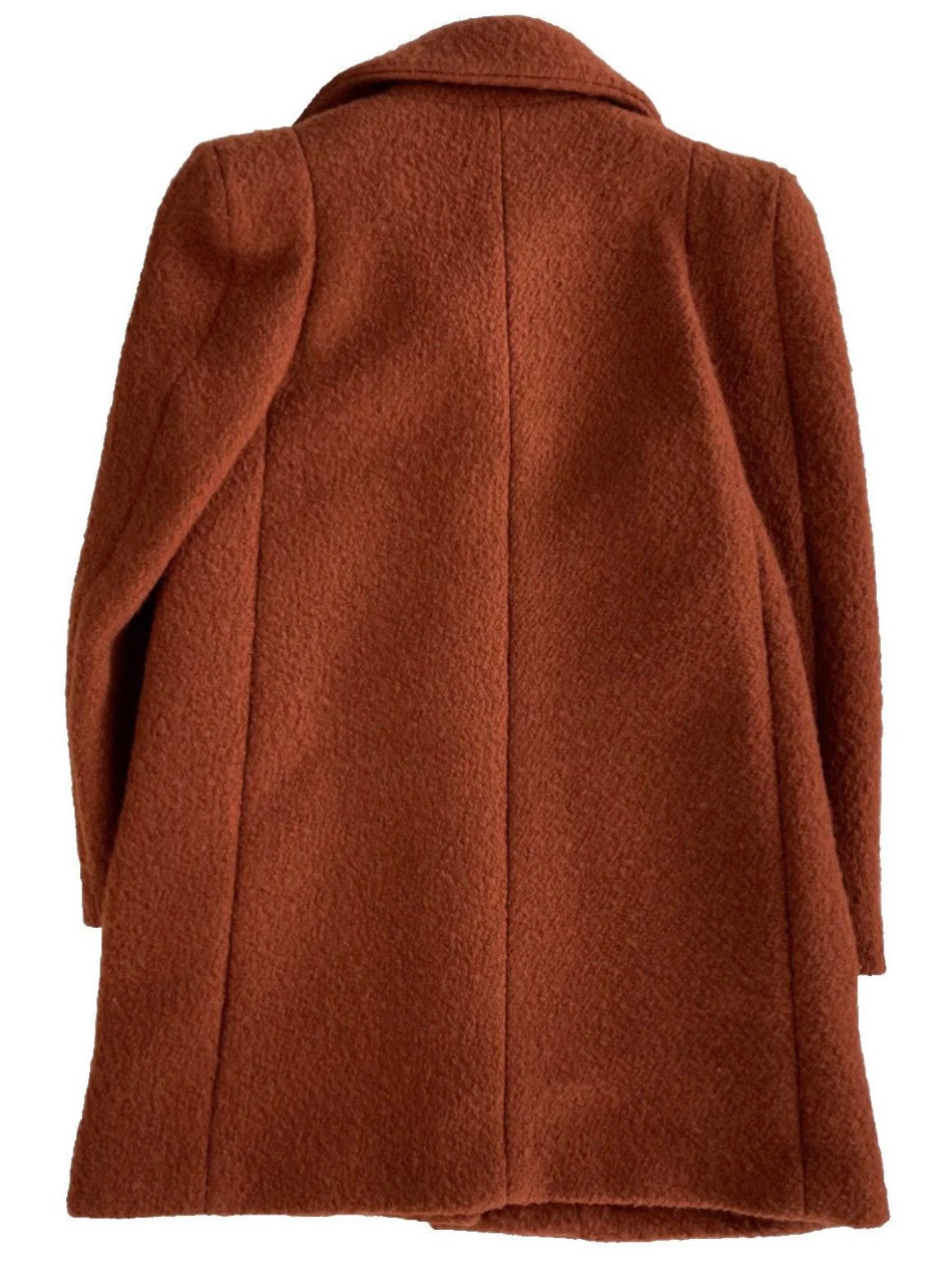 Chloé Wintermantel Jacke Französische Eleganz in terracottafarbener Crépon-Struktur Edle Crépon-Oberfläche mit charakteristischer Struktur