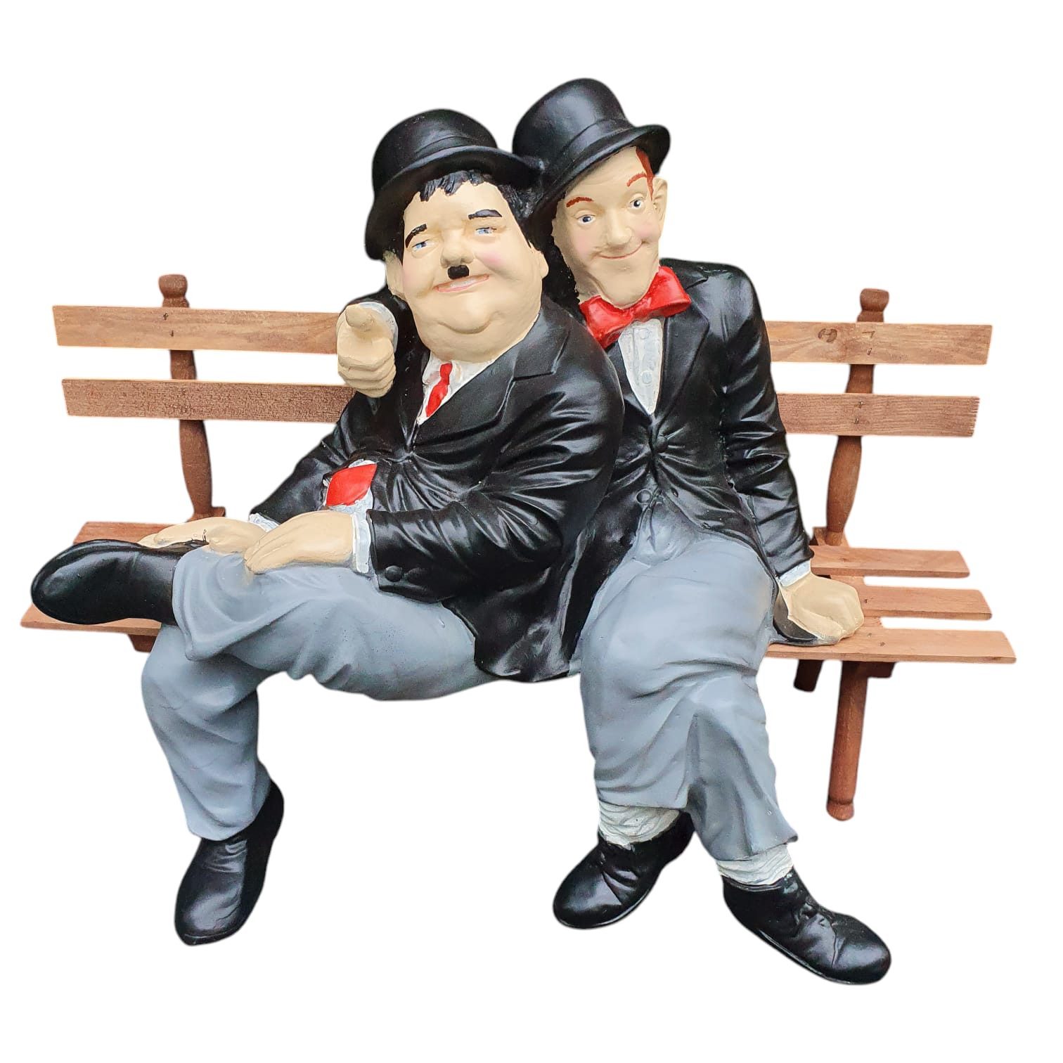 Aspinaworld Gartenfigur Stan Laurel und Oliver günstig online kaufen