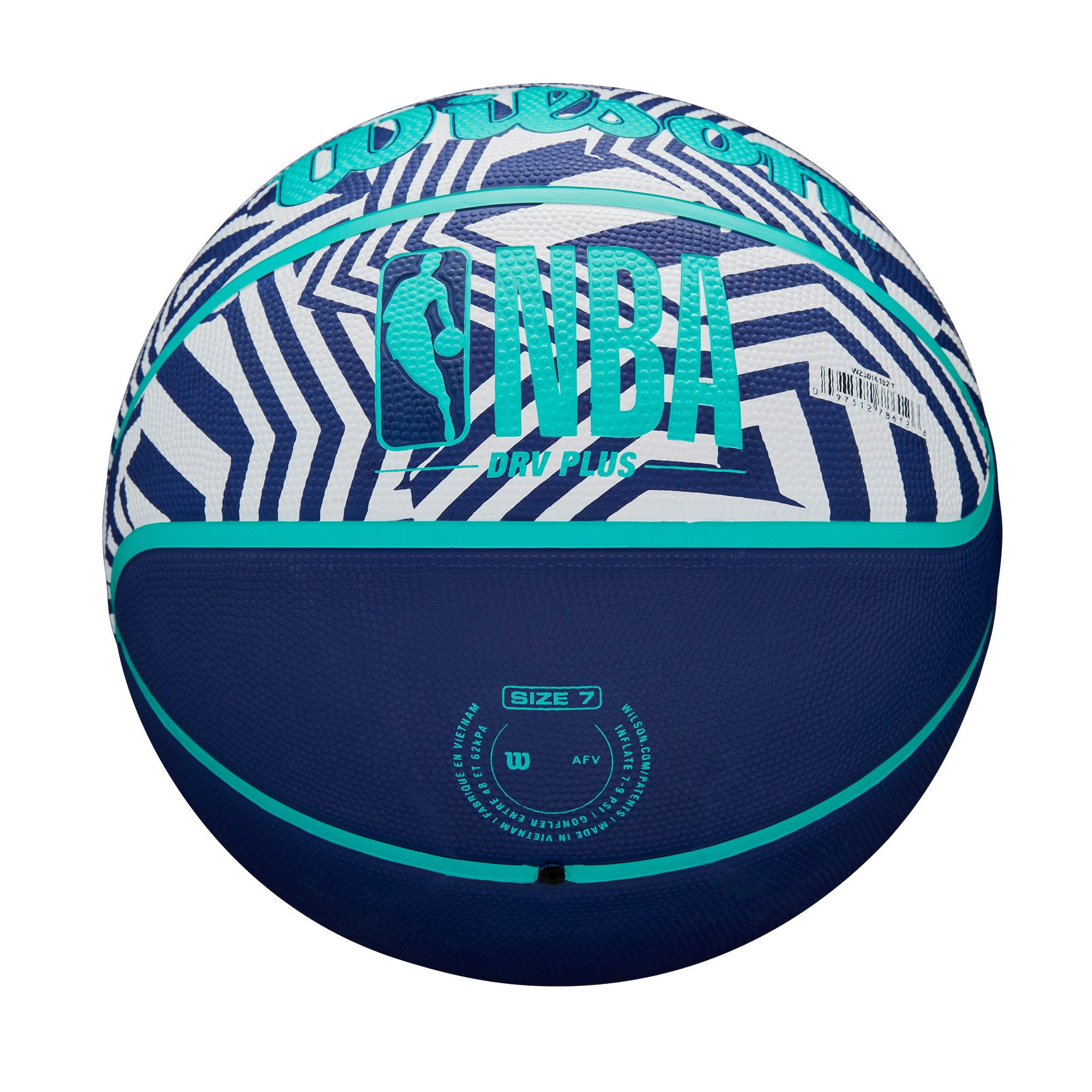 Wilson Basketball NBA DRV PLUS DAZZLE CAMO MINT, für Erwachsene, aus Gummi, mit griffiger Oberfläche – Bild 4 von 5