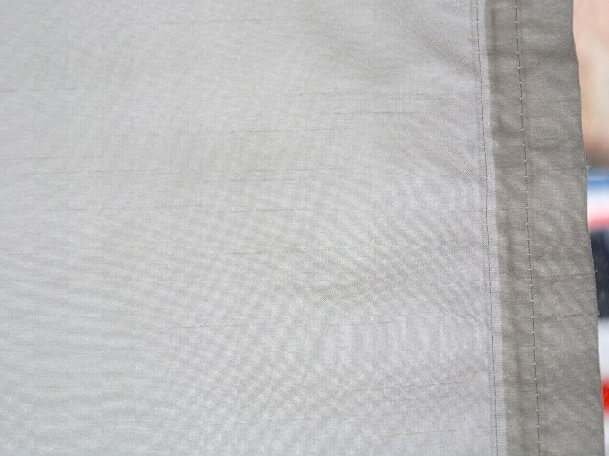 Clever-Kauf-24 Raffrollo Raffrollo Verdi, wollweiß, halbtransparent, mit Kl günstig online kaufen