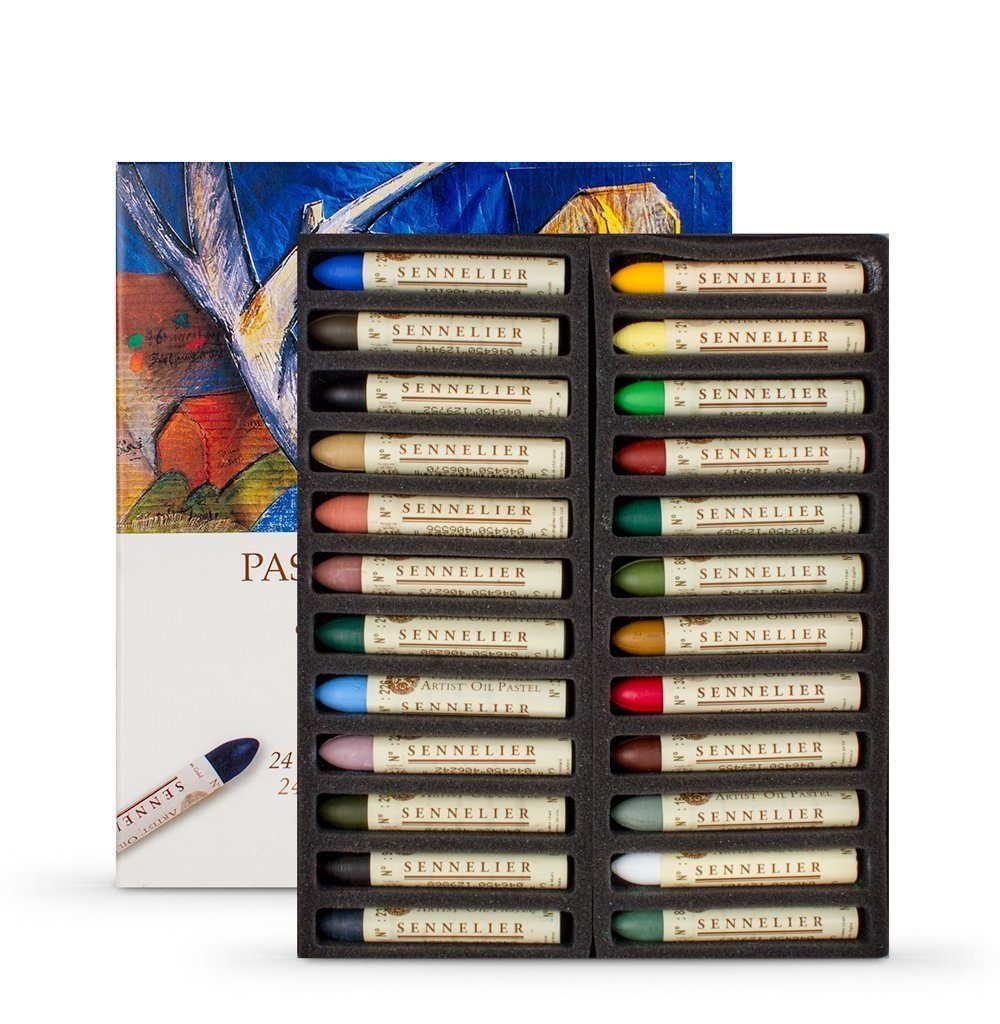 SENNELIER Pastellkreide 24 Ölpastellkreide-Sticks Landscape Farben