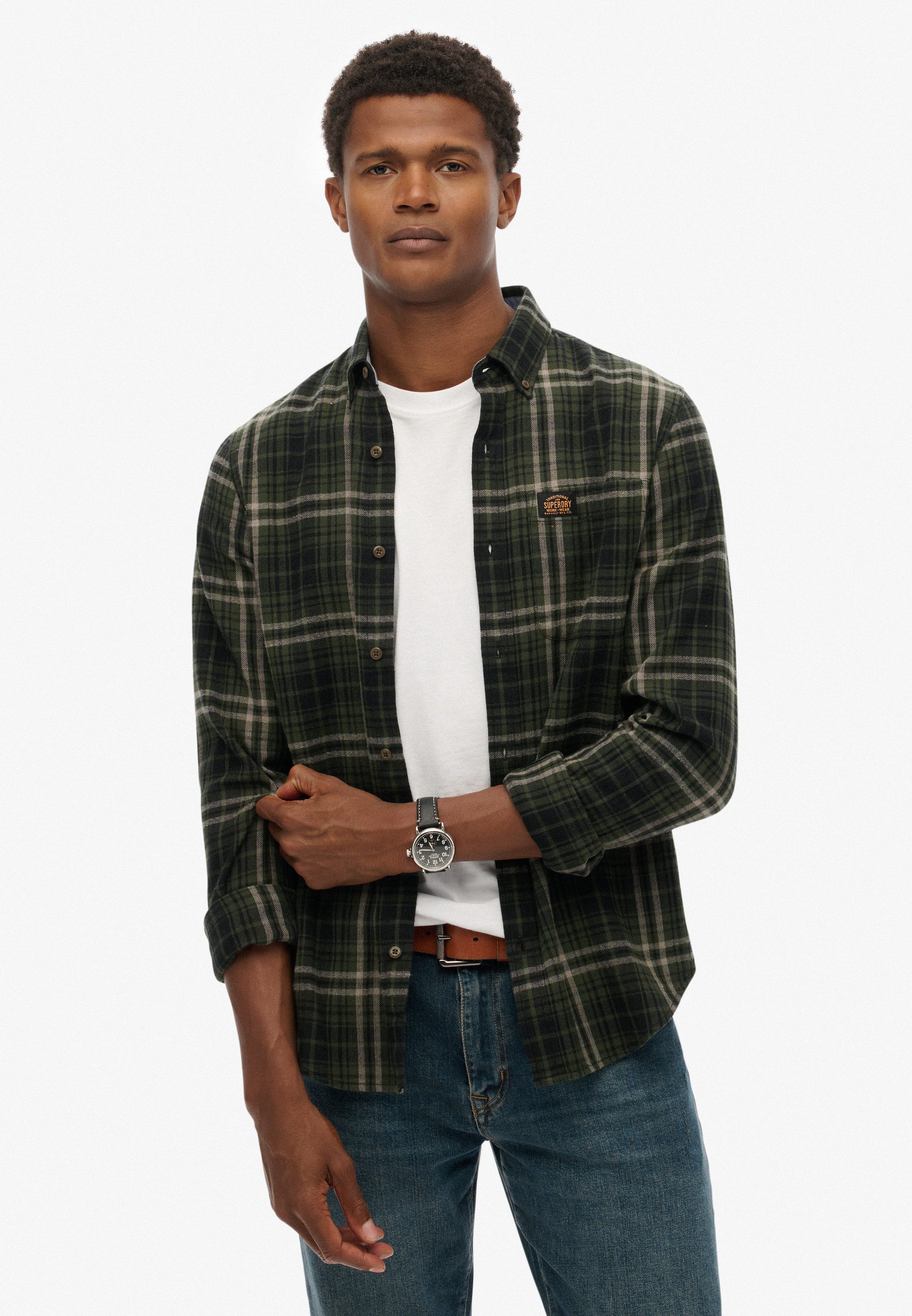 Superdry Langarmhemd L/S COTTON LUMBERJACK SHIRT günstig online kaufen