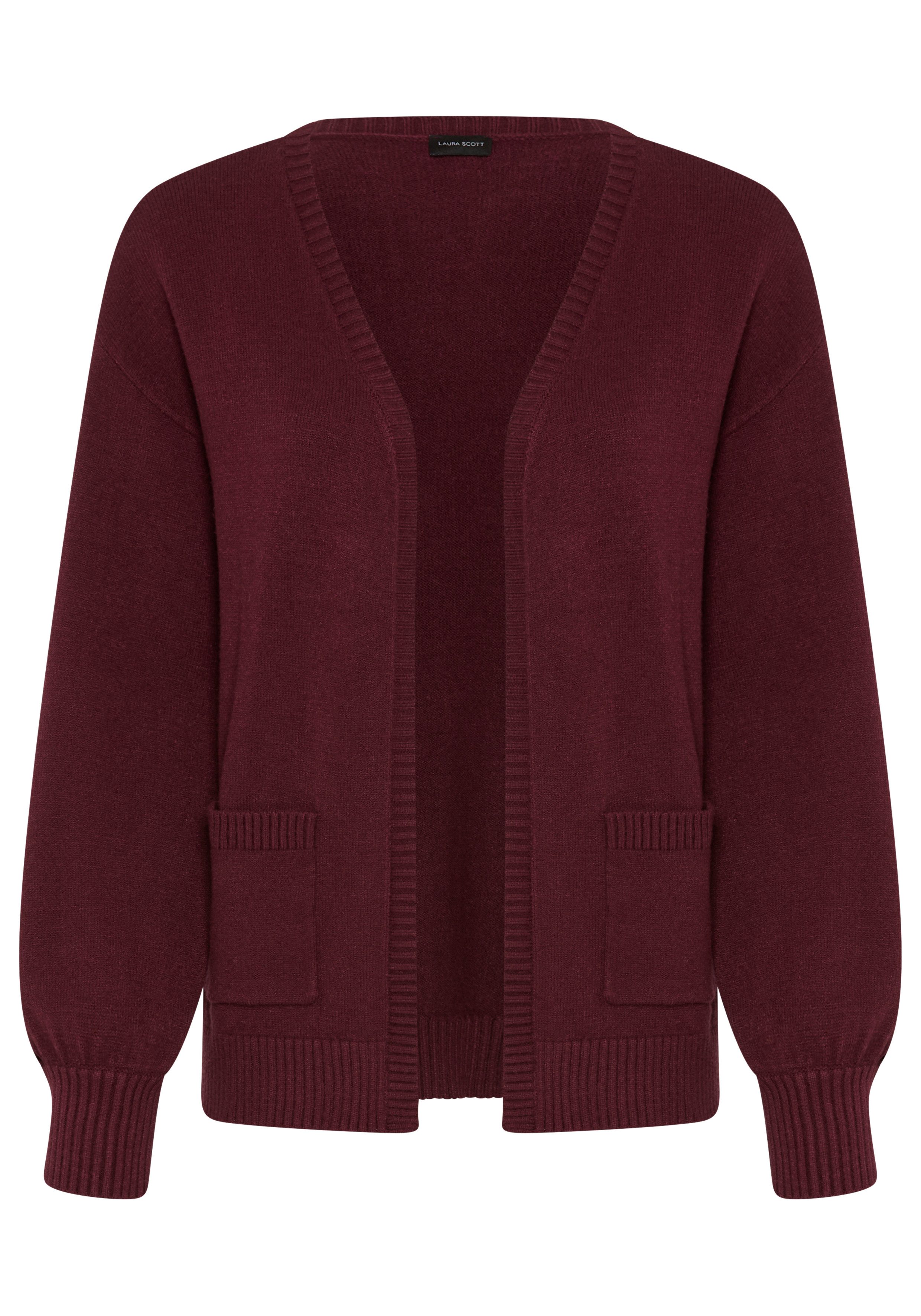 Laura Scott Strickjacke softer Übergangsstrick in lässiger, offener Form – Bild 5 von 5
