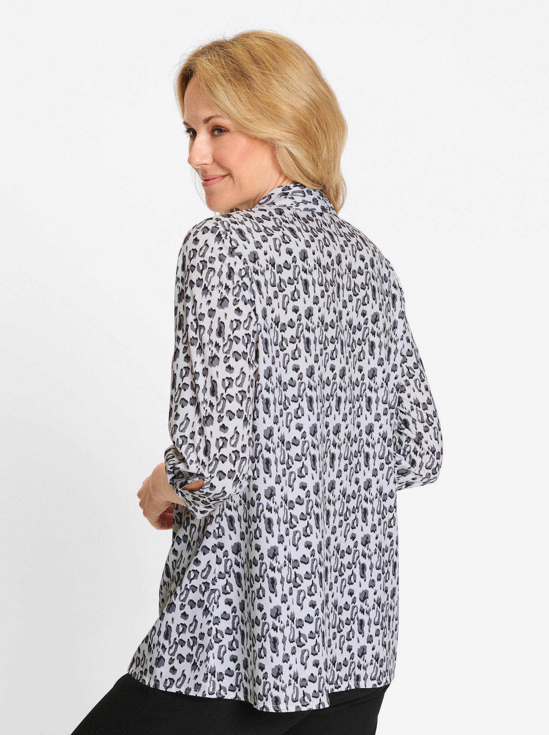 Sieh an! Klassische Bluse Longbluse günstig online kaufen
