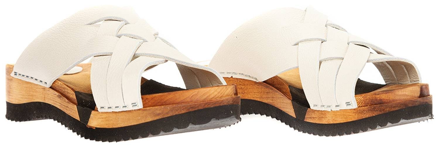 Wood Sport Clog Flex Salto Sanita Sanita White Sandal