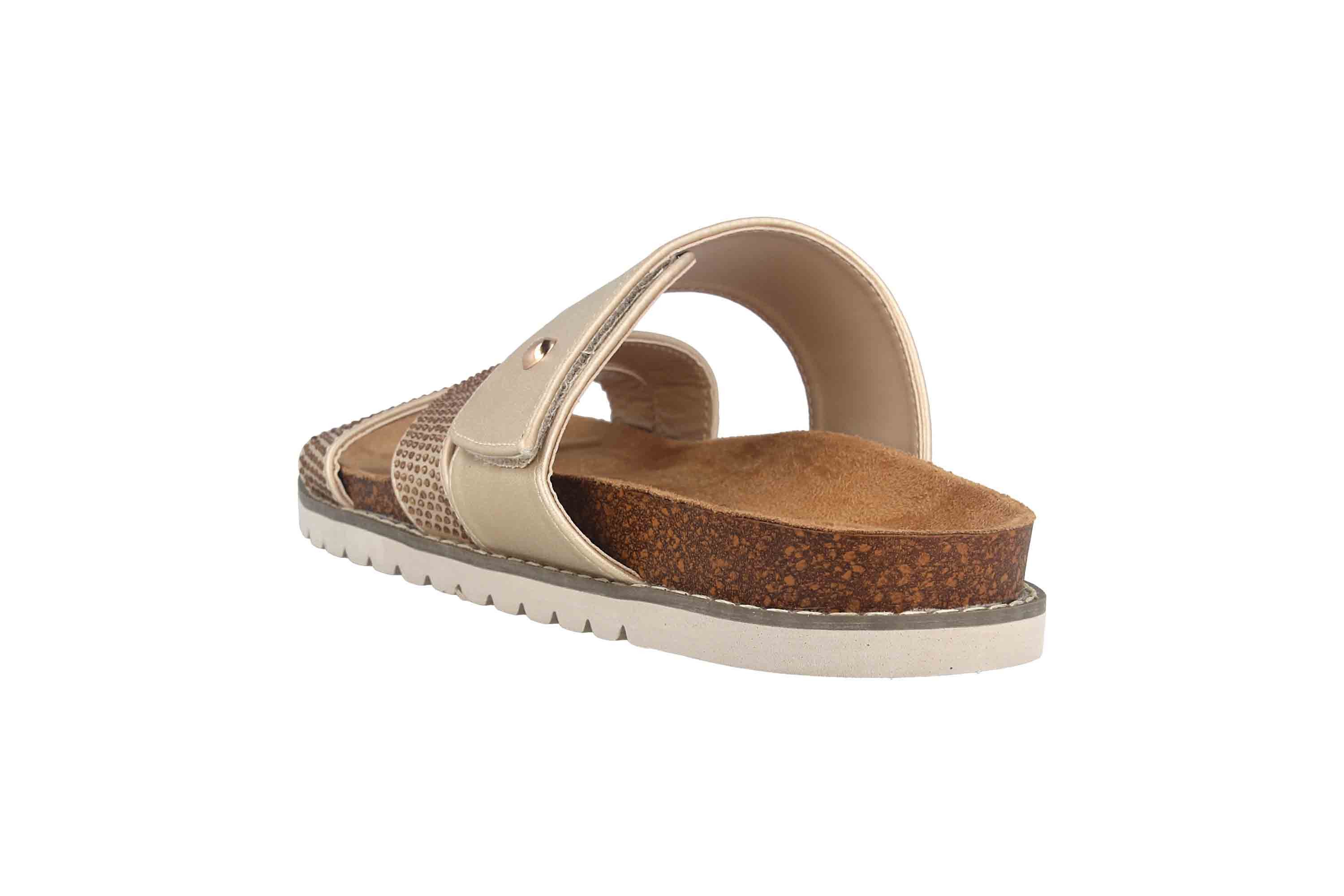 LadyPepp 2TT1050702 Gold Velcro Pantolette günstig online kaufen