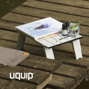 UQUIP Campingtisch Campingtisch Handy Mini Camping Angel, Tisch Faltbar Verstellbar Leicht Alu