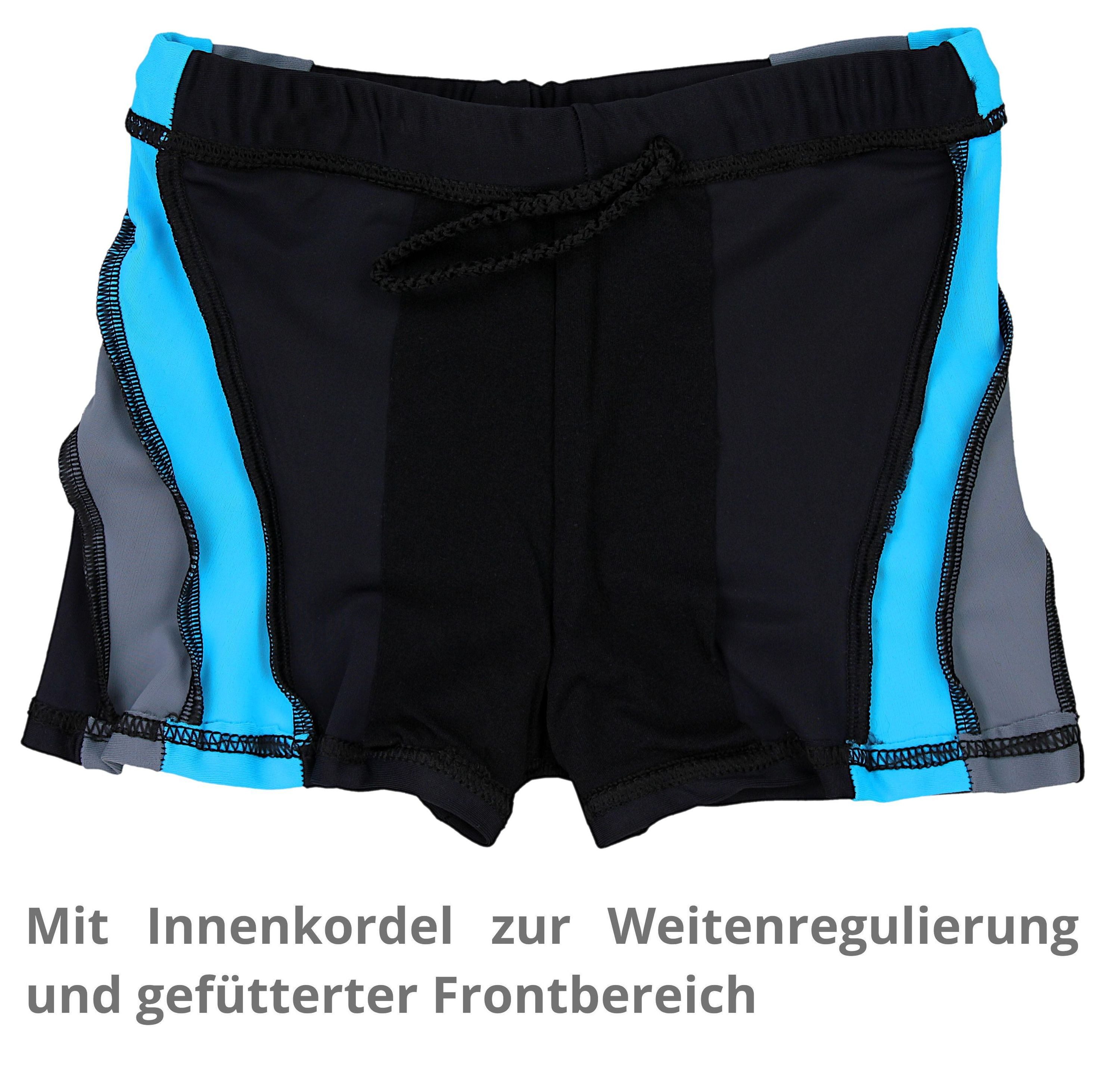 Aquarti Badeshorts Aquarti Jungen Badehose Schwimmhose Seitliche Paspel Kinder Badeshorts