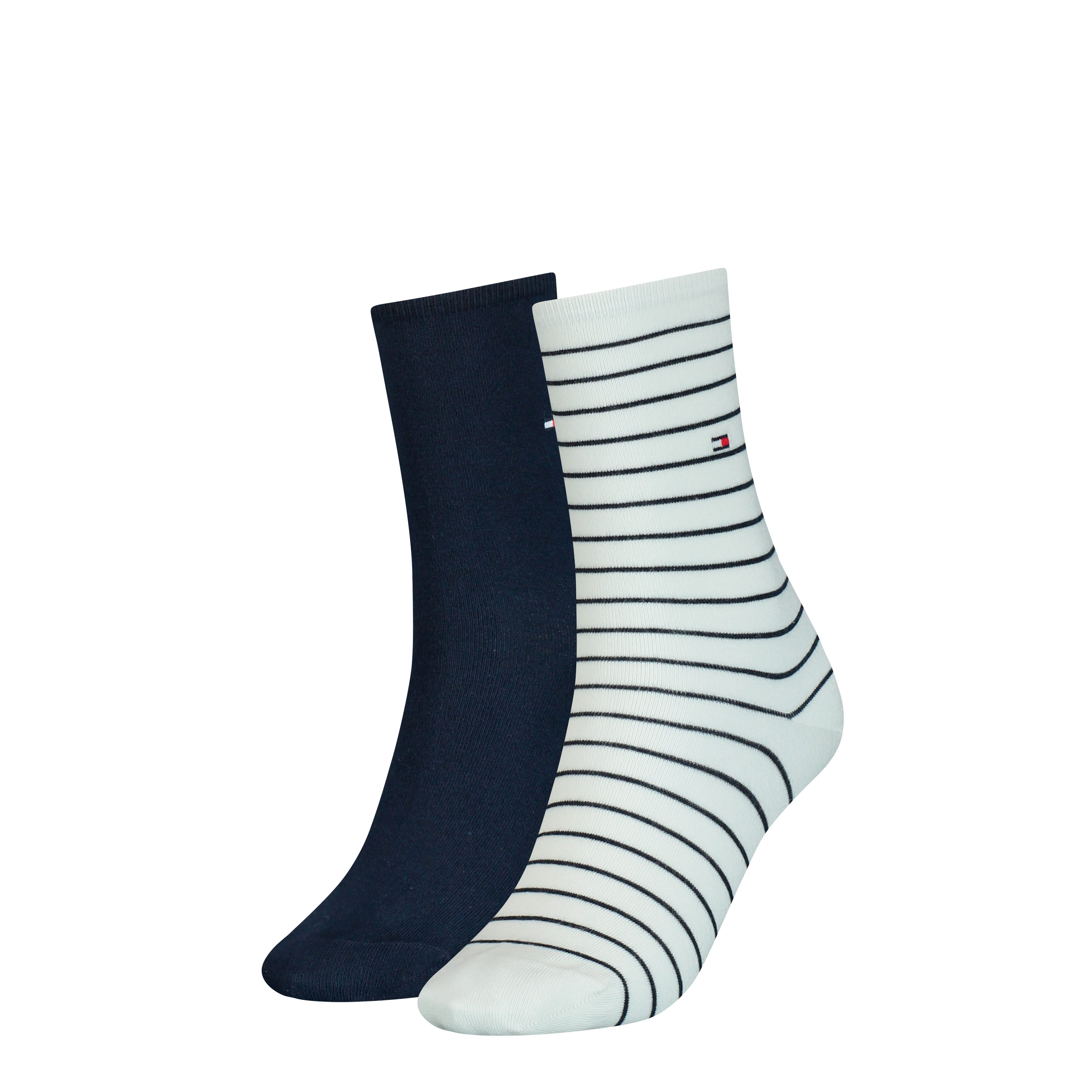 Tommy Hilfiger Socken TH WOMEN SOCK 2P SMALL STRIPE (2-Paar) mit schmalem R günstig online kaufen