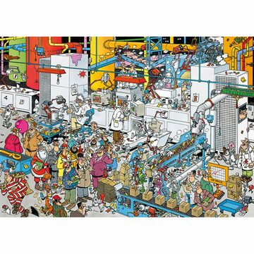 Jumbo Spiele Puzzle Jan van Haasteren - Süßigkeiten Fabrik 500 Teile, 500 Puzzleteile