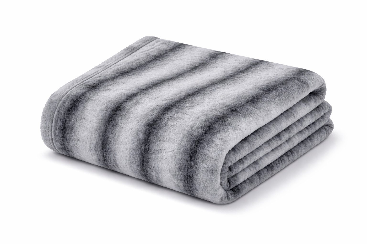 Wolldecke mit Kunstfell, 150x200cm, Stoffschmiede