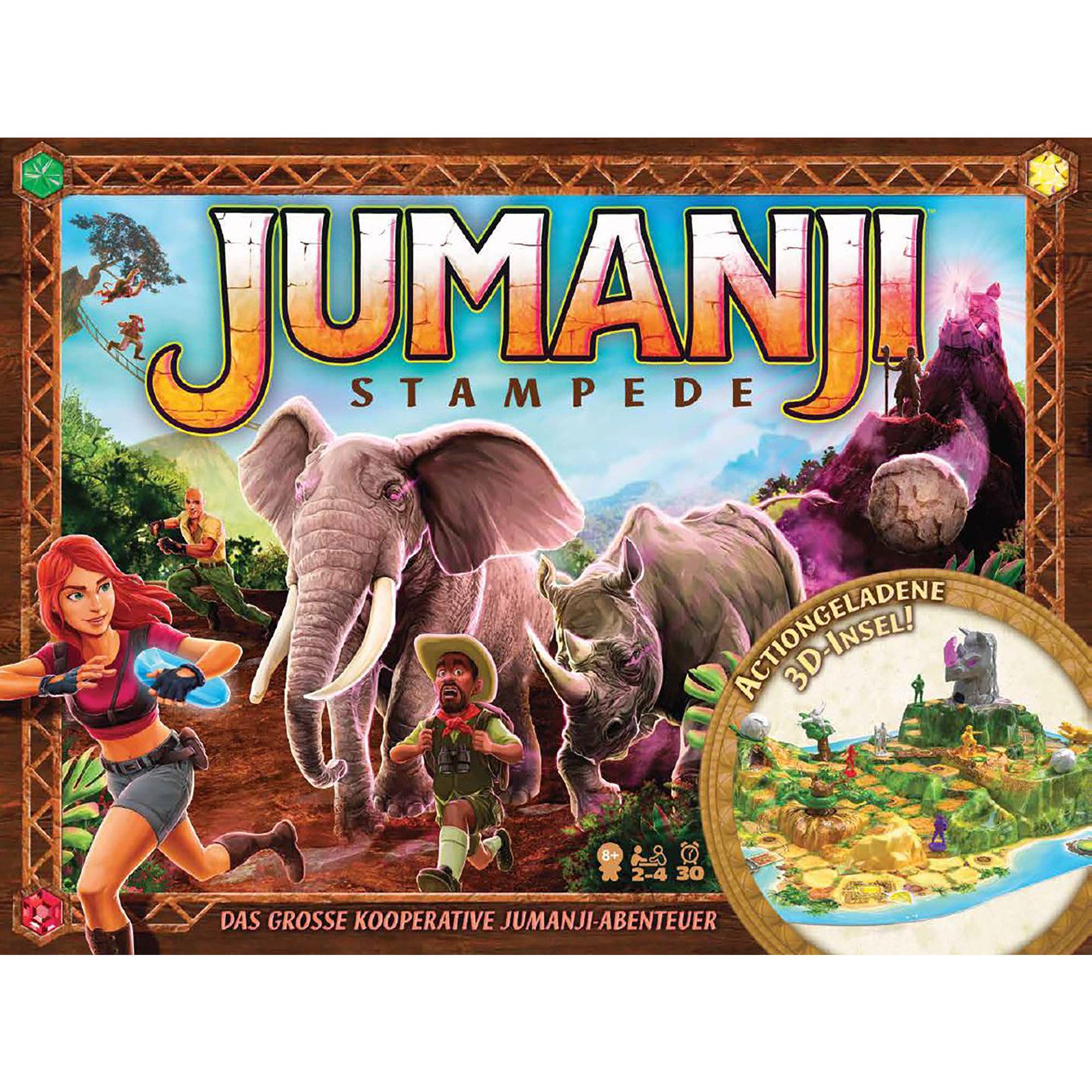 Spin Master Spiel Spin Master Jumanji Stampede, Brettspiel