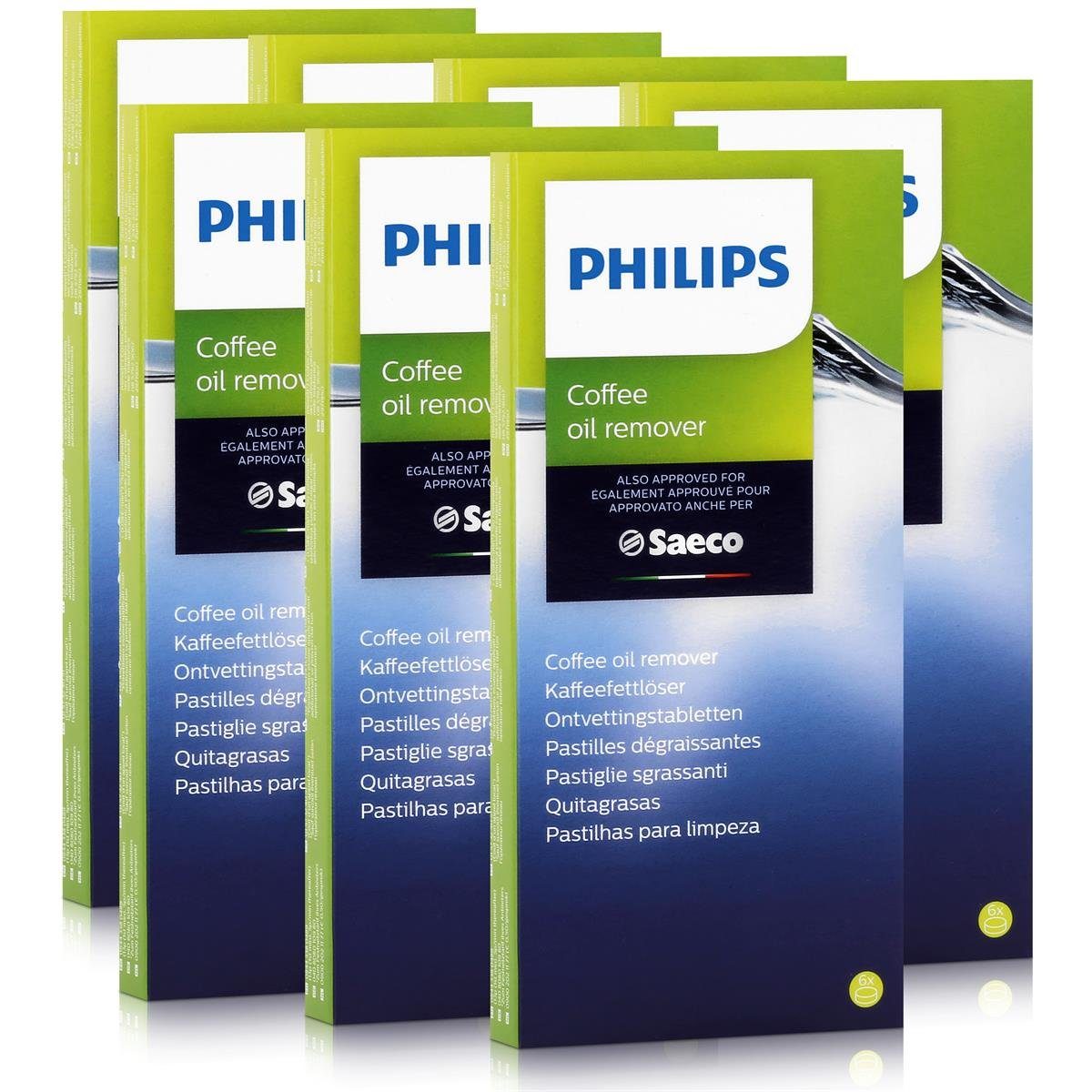 Saeco Philips Saeco CA6704/10 Kaffeefettlöser - 6 Tabletten á 1,6g (7er Pack Reinigungstabletten