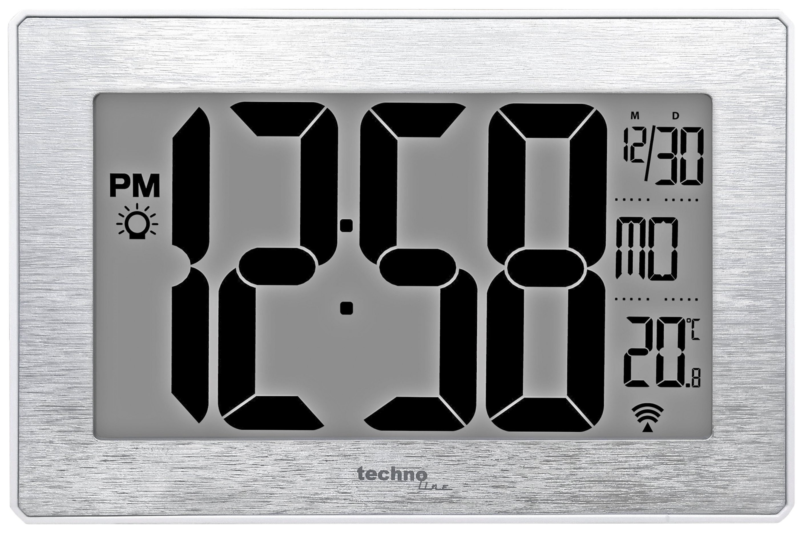 technoline Funkwanduhr WS 8019 (mit Temperaturanzeige) günstig online kaufen