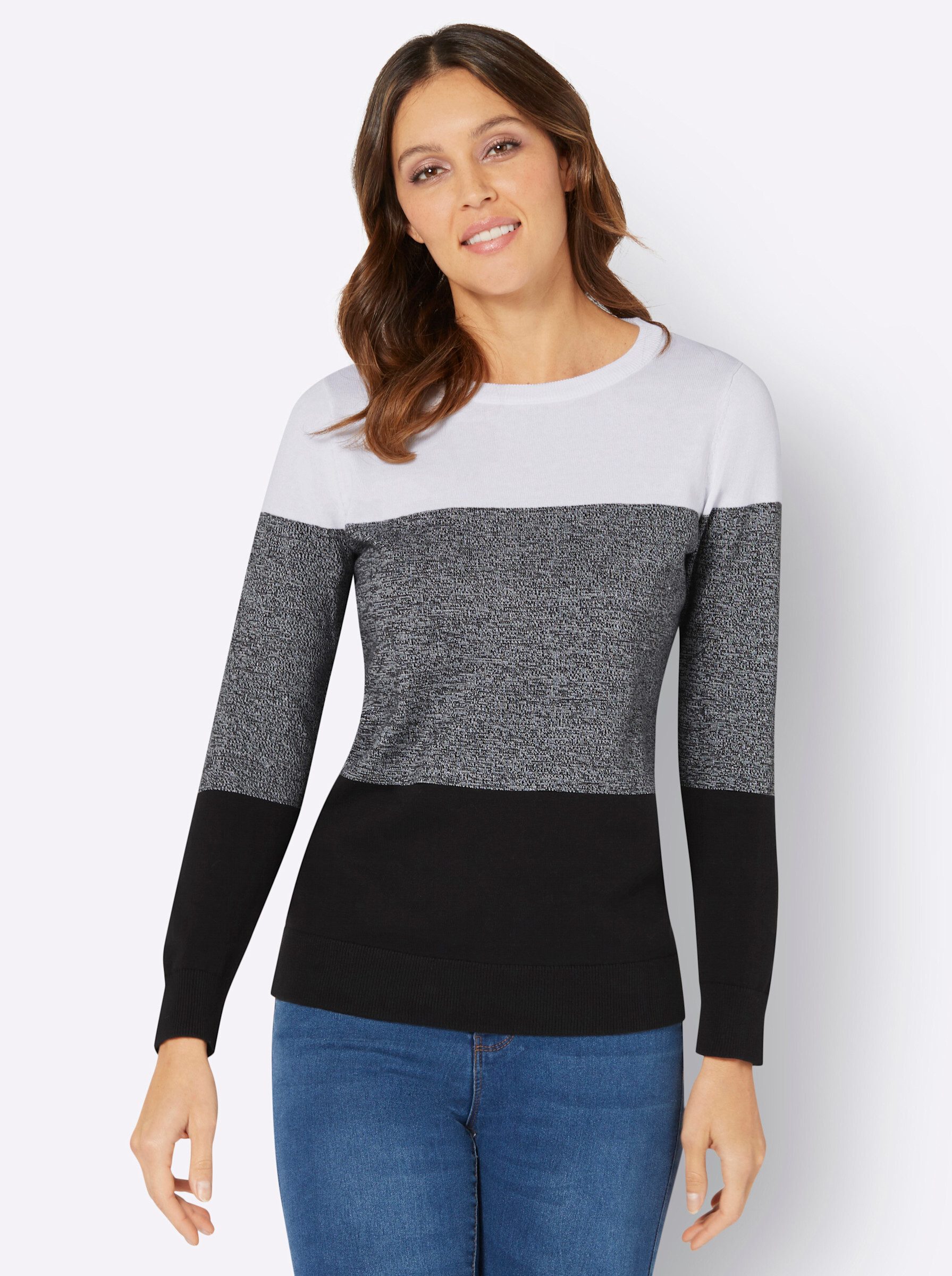 Strickpullover Langarm-Pullover