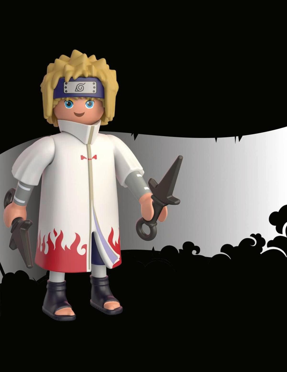 Playmobil® PLAYMOBIL Naruto 71109 Minato typischen weiß-roten Mantel Zwei K günstig online kaufen
