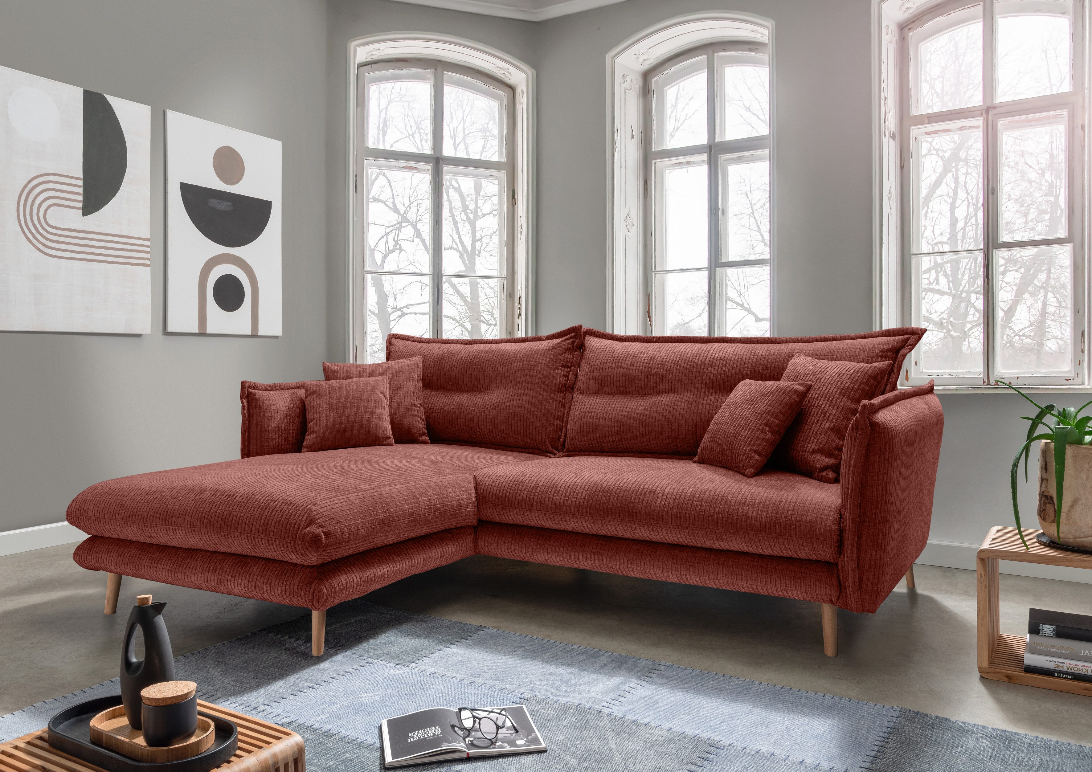 INOSIGN Ecksofa Lazio modern und bequem, günstig online kaufen